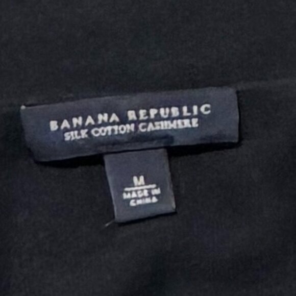 Banana Republic Silk Cotton Cashmere Women's Waist Tie Cardigan Sweater Size M - Picture 6 of 11